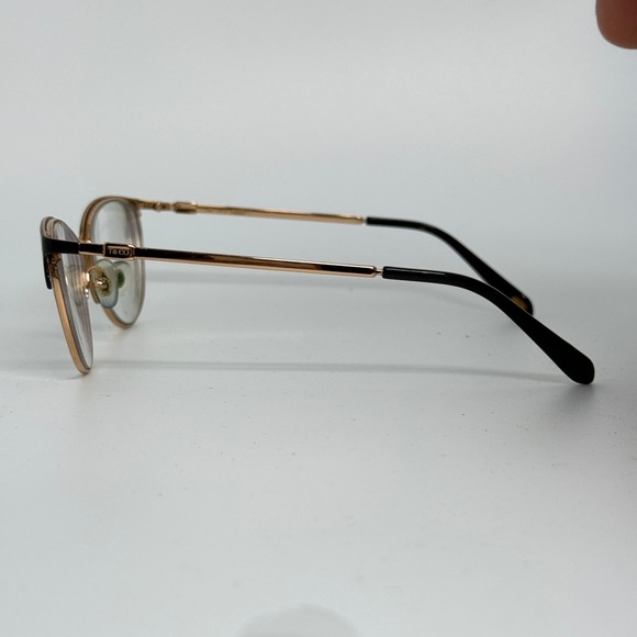 Tiffany & Co TF 1127 6122 54 16 140 Cat Eye Eyeglasses Gold Black 21194 - Picture 4 of 9